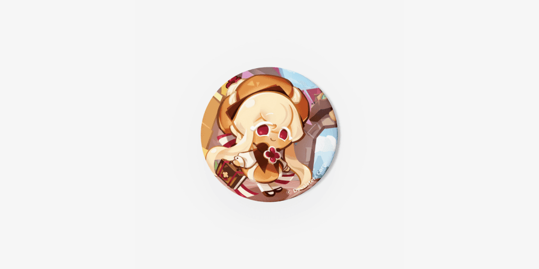 CookieRun： Kingdom 쿠키런 생토노레맛 쿠키 핀버튼 ㅣ 마플샵
