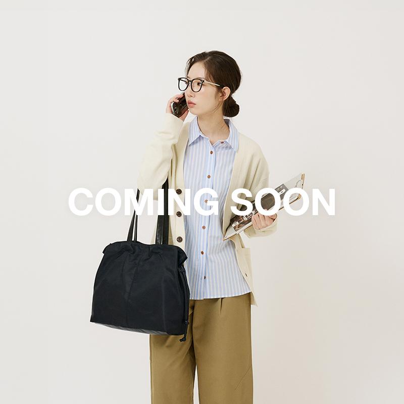 [커밍순] TIDY STRING SHOULDER BAG (Black)
