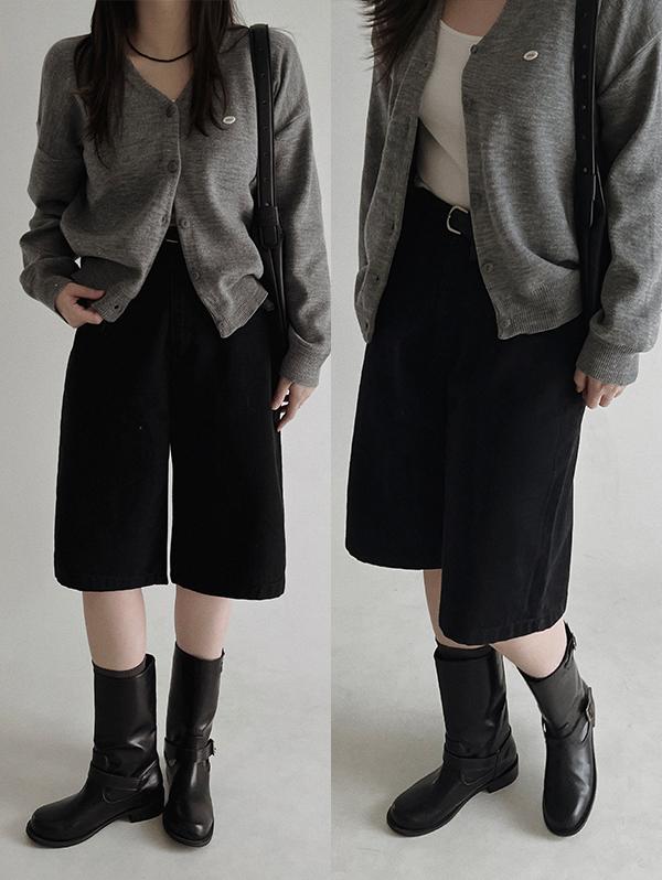 슬로우앤드 [오늘드림🚚] #SLOWMADE. 앤드 베이직 버뮤다팬츠 - 4 size