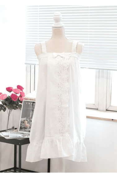 면 샤워가운(화이트)