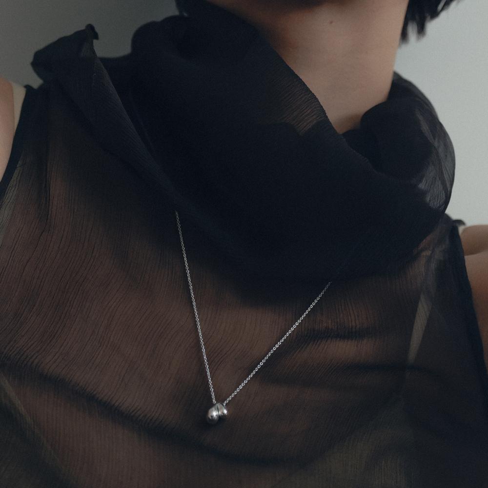 Duo Drop Pendant Necklace