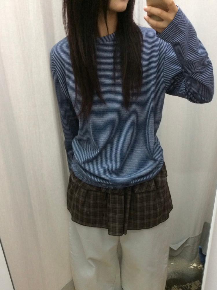 스트라이프 베이직 긴팔 티셔츠 (3 color)