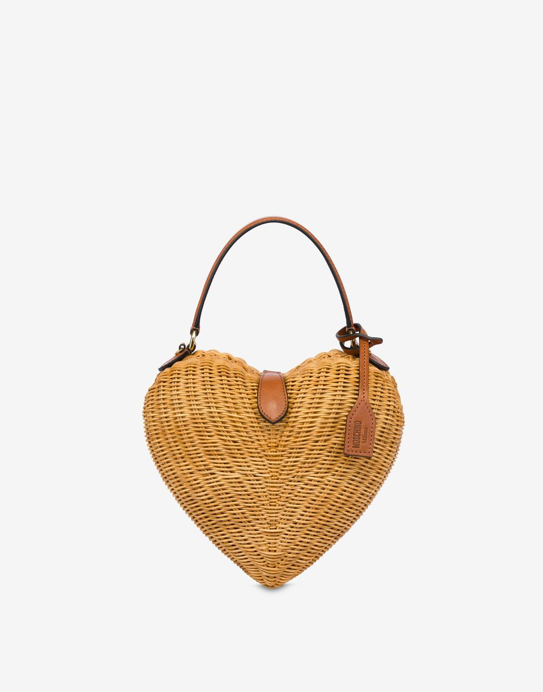 Moschino Love Me Wicker Bag | Shop Online