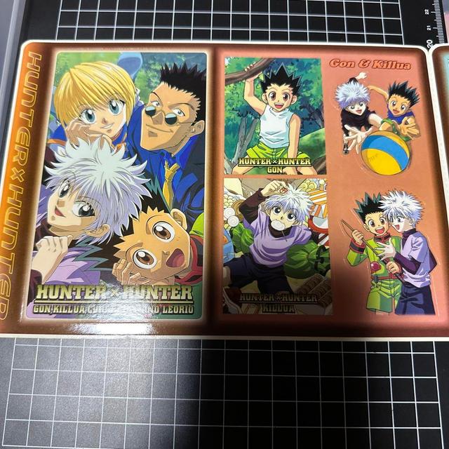 【専用】HUNTER×HUNTER G.Iキルアポスター　非売品クラピカシール HUNTER × HUNTER 特典 非売品 ステッカー 4種セット ゴン キルア