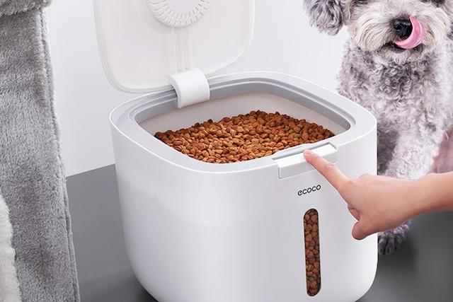 여름 필수 강아지 고양이 다용도 습기차단 사료통 보관함 5L, 10L