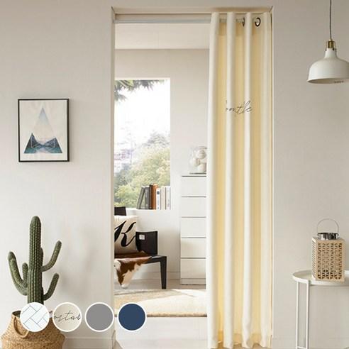 알뜨리 방풍 방한 사계절 3중직 암막커튼 + 압축봉 5호 - 커튼/블라인드 | 쿠팡