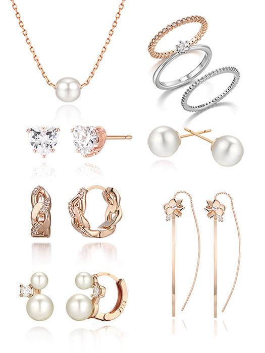 14k 귀걸이 외 목걸이/반지/팔찌 균일가