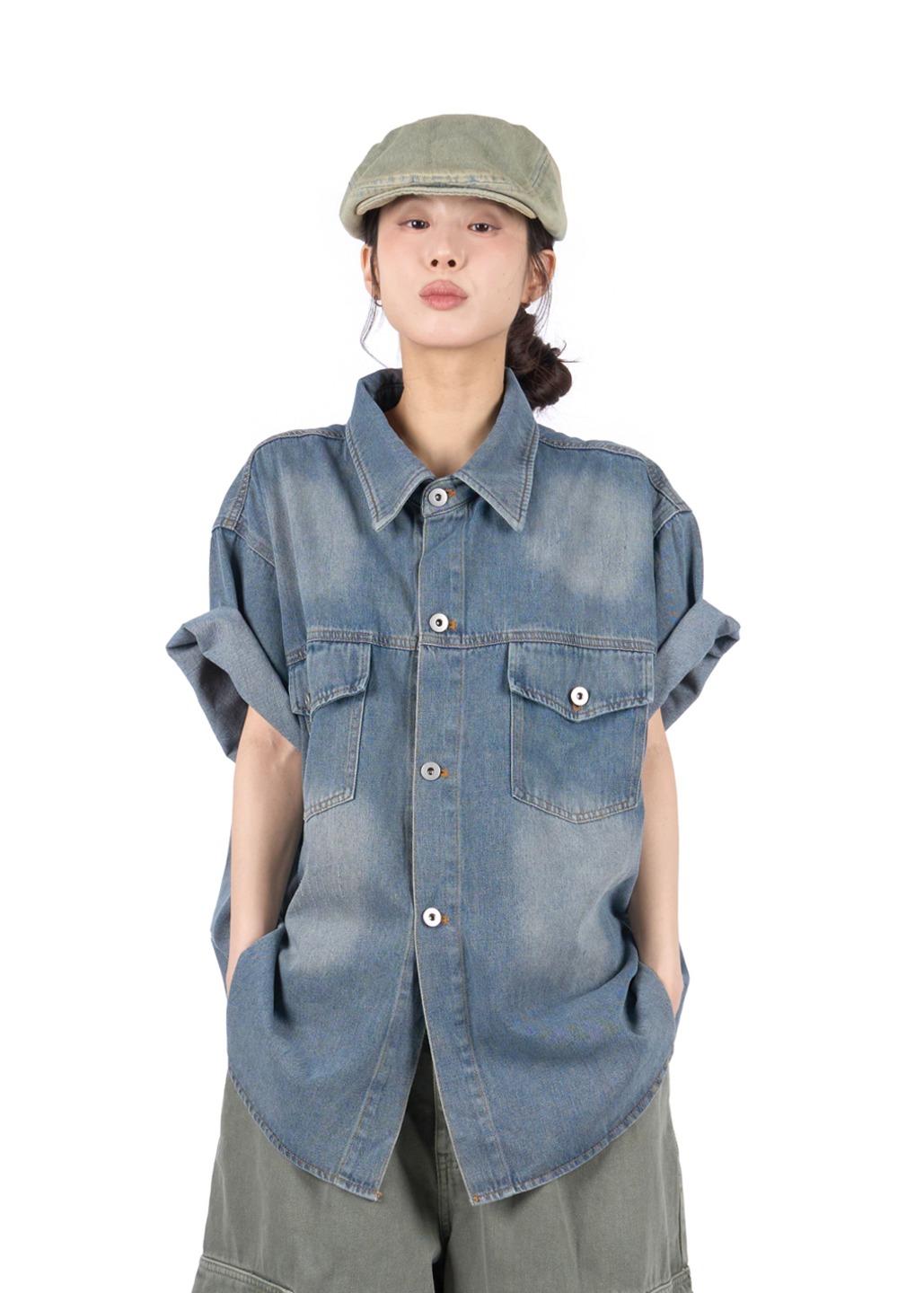 SPOT DENIM SHIRT