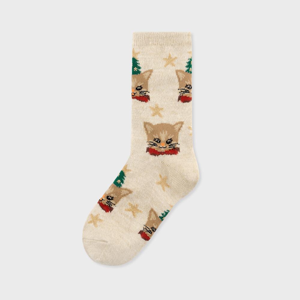 wool christmas tree cat