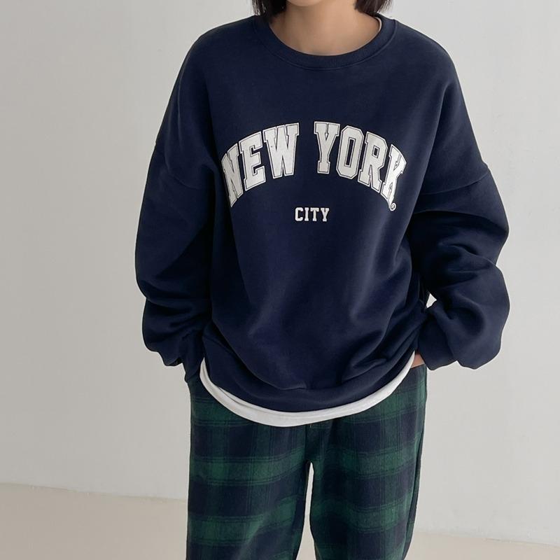 뉴욕씨티 프린팅 양기모 맨투맨