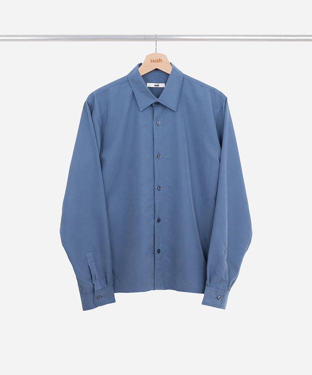Tencel Bio Crop Shirt / Blue