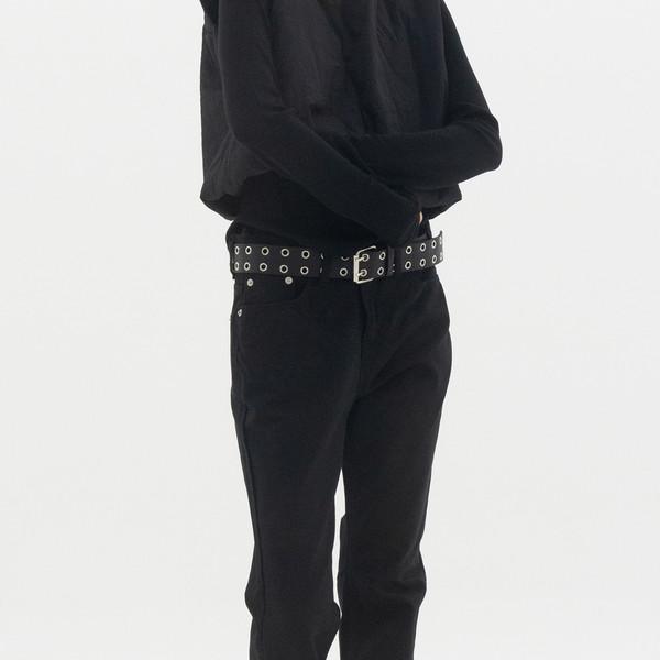 [2/15 출고 예정] Rivet Long Boots Cut (Black)