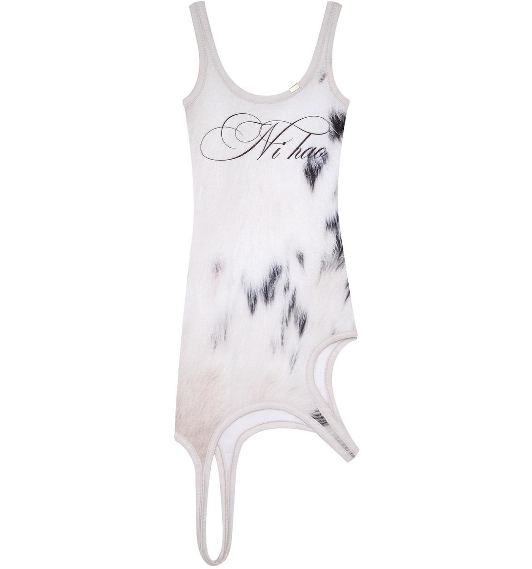 Asymmetric dress (Ivory)