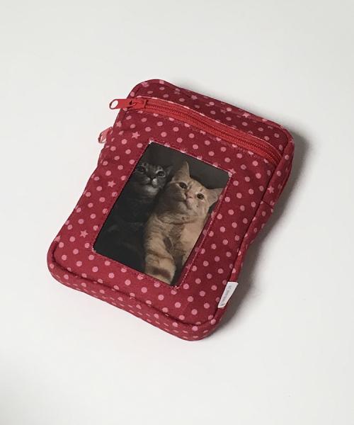 Photo Holder Pouch: RED