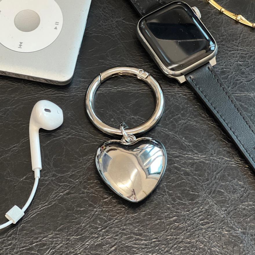 SILVER HEART KEYRING 실버하트키링