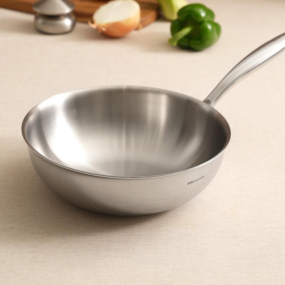 [에델코첸] 통5중 루체 웍팬 24cm (미러)
