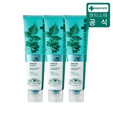 [공식몰] 덴티스테 뉴 브리즈민트 치약 무불소 무색소 구취제거 180g