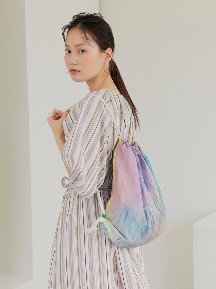 Multi color string bag