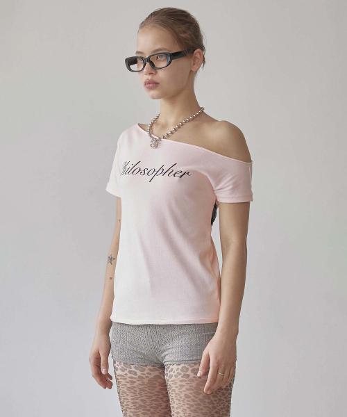 Hook Me Up Layered Tee Pale Pink
