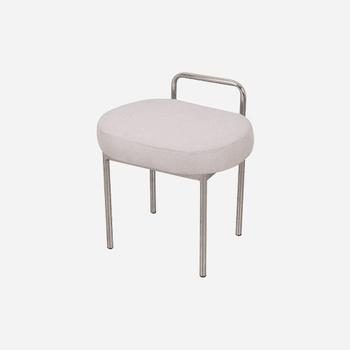 세스카 등받이 스틸 스툴 - 3Colors