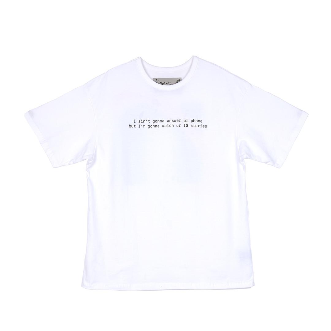 NTW INTERNET LOGO TEE - WHITE