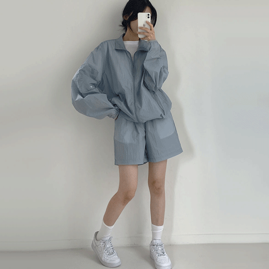 유희 YOUHEE YOUHEE SYMBOL JERSEY TROUSER MELANGE GREY - 위시버킷
