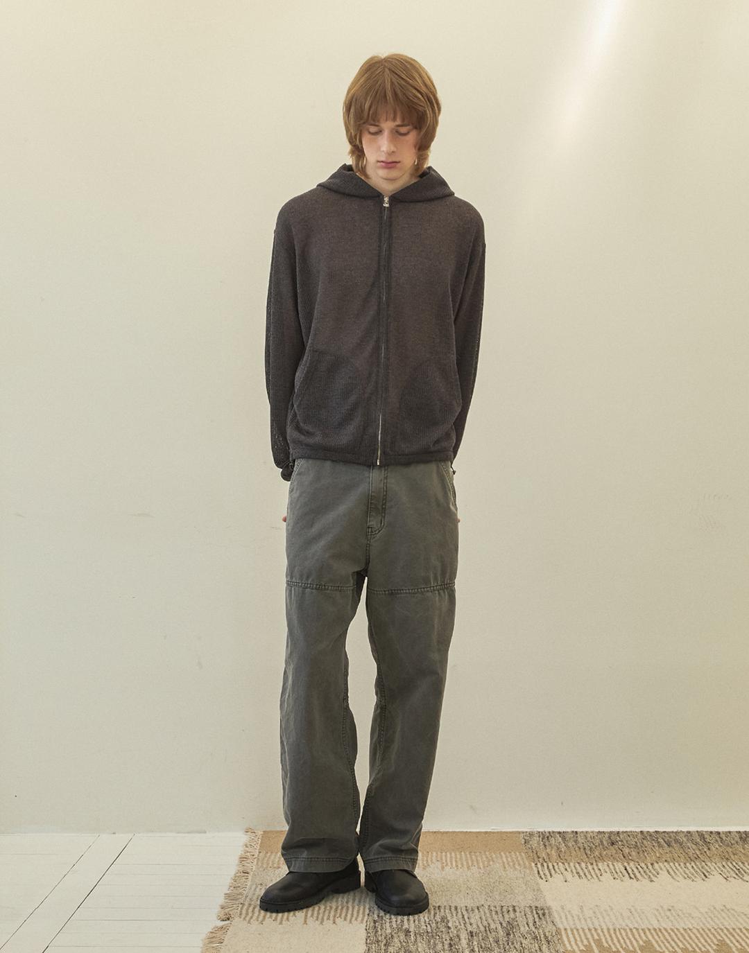 Oxford Work Trouser (Washed Black)