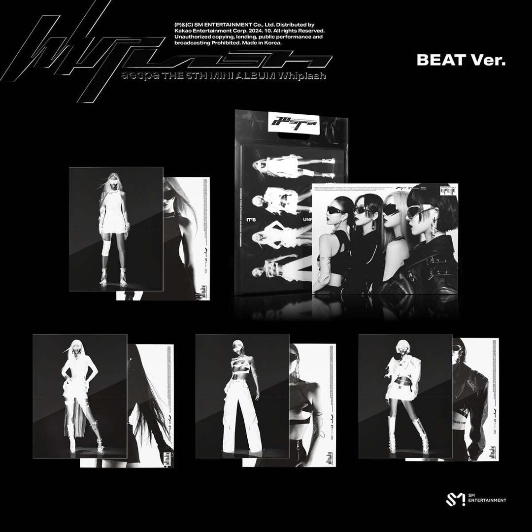 에스파 (aespa) - 미니앨범 5집 : Whiplash [BEAT Ver.][5종 중 1종 랜덤발송]