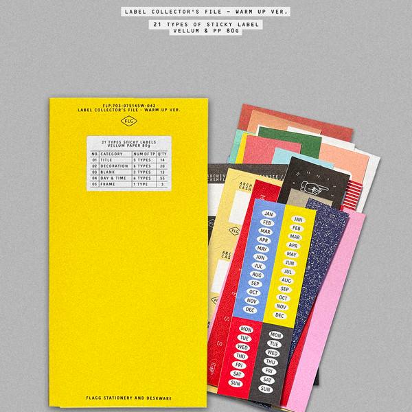 LABEL COLLECTOR'S FILE - WARM UP VER.