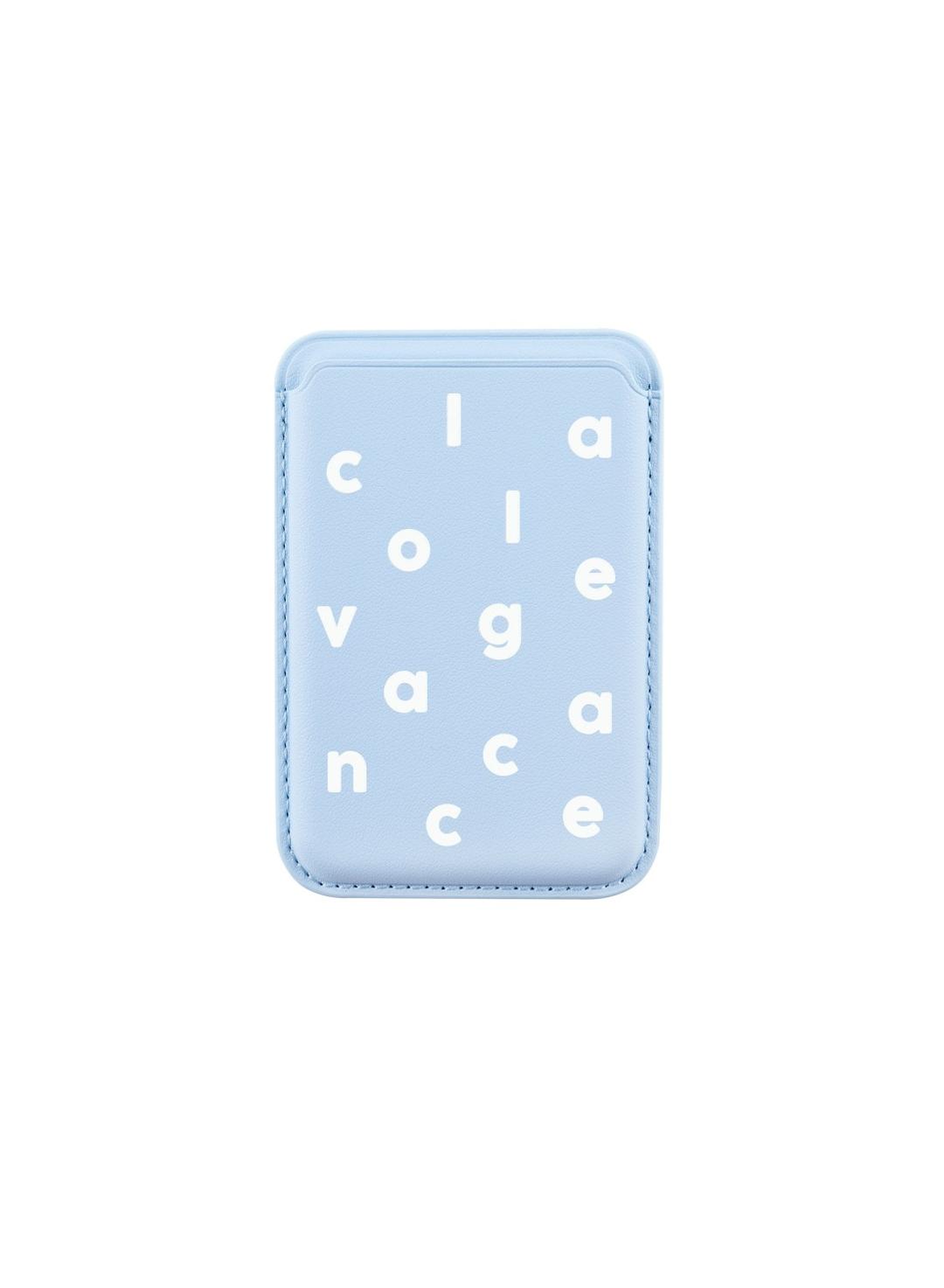 Logo Alphabet MagSafe Card Wallet (Baby Blue)