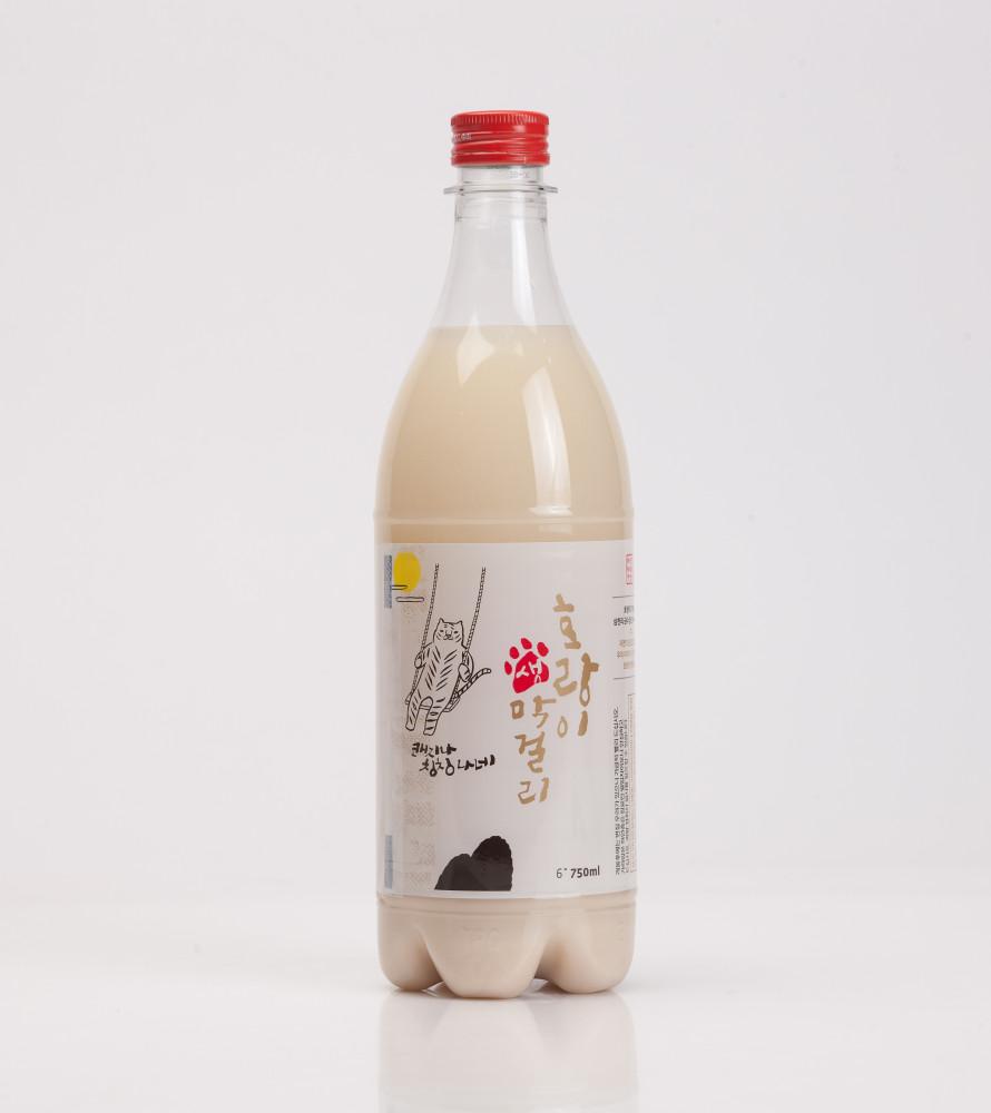 배혜정도가 호랑이막걸리 6도 750ml