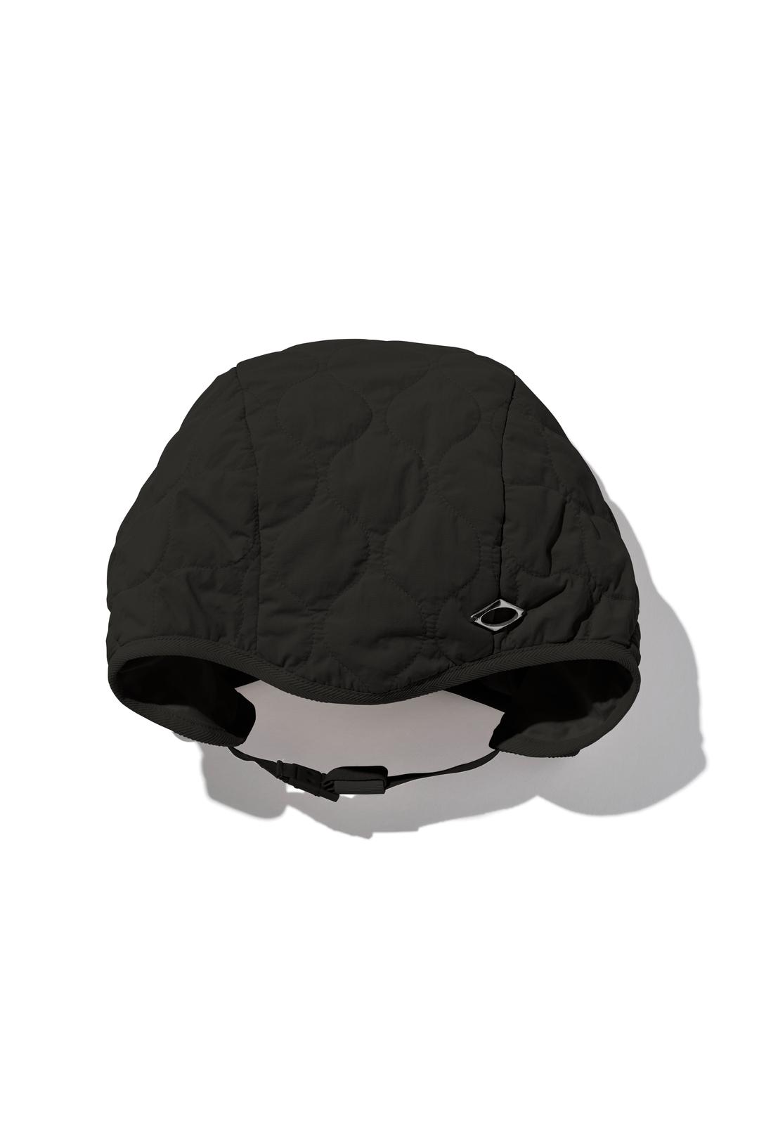 QUILTED PUFFER HAT_BLACK