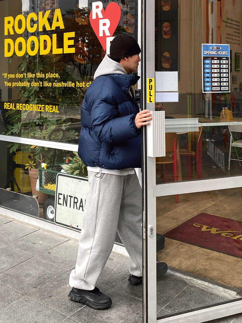 페어 기모 조거팬츠 [set-up]