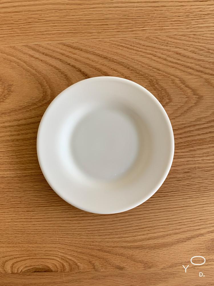 (아워영데이즈) milk white 플레이트 S사이즈
