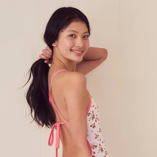 쁘띠 베리 수영복 [츄잉캔디] [타이백]