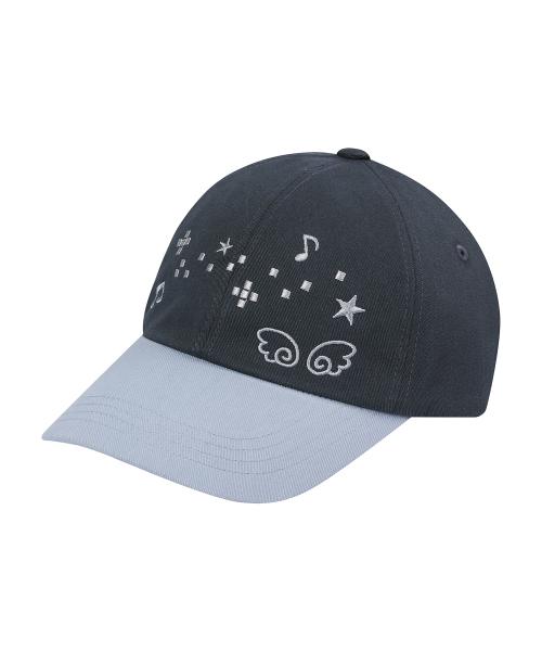 엔젤 멜로디 볼캡 [차콜]