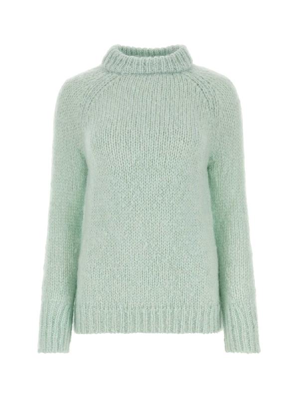 모헤어 크루넥 니트