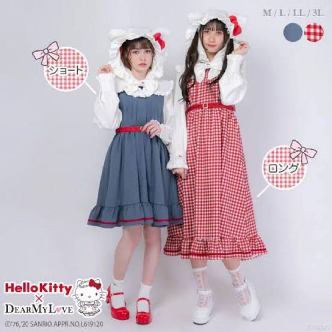 夢展望 キティちゃん キティ ワンピース サンリオコラボ ハローキティ