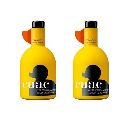 CUAC 꾸악 유기농 피쿠알 엑스트라버진 올리브오일 500ml 2개, 500ml, 2개 - 엑스트라버진 올리브유 | 쿠팡