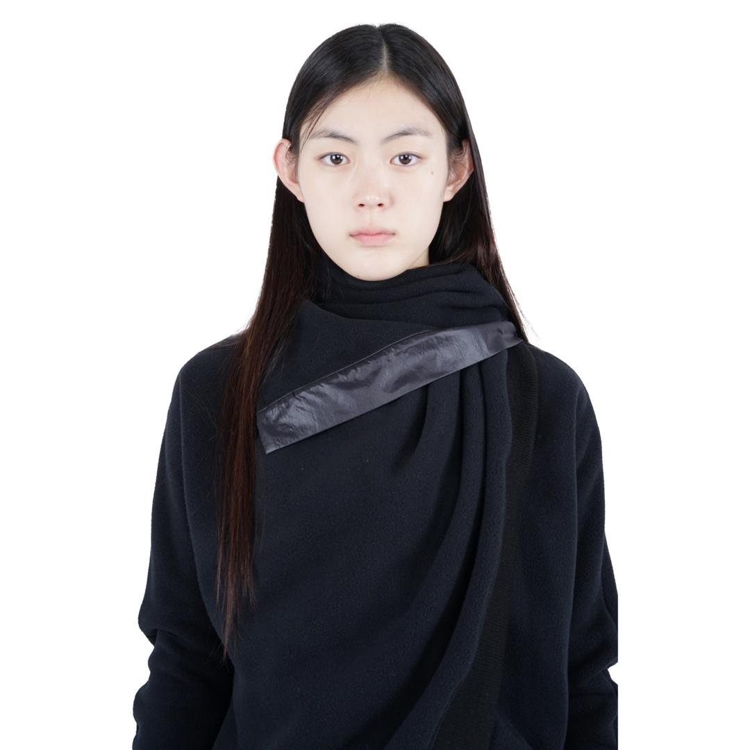 AW25 FLEECE CAPE LONG SLEEVE (BLACK)