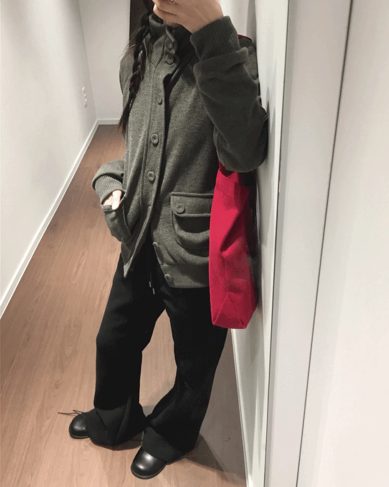 [오늘출발]모크넥 하이 가디건 (3color) *전 컬러 당일 발송 가능!