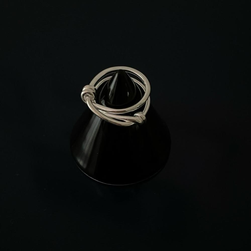 [당일] colline 실버925 Onde ring 데일리 실버 볼드링 꼬임반지 트위스트링