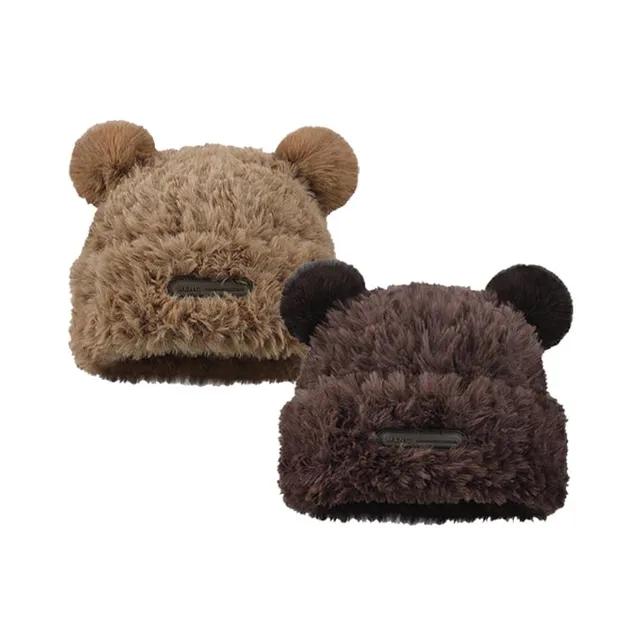 [❄️주문폭주❄️/당일출고] 곰돌이 극세사 비니 (3color)