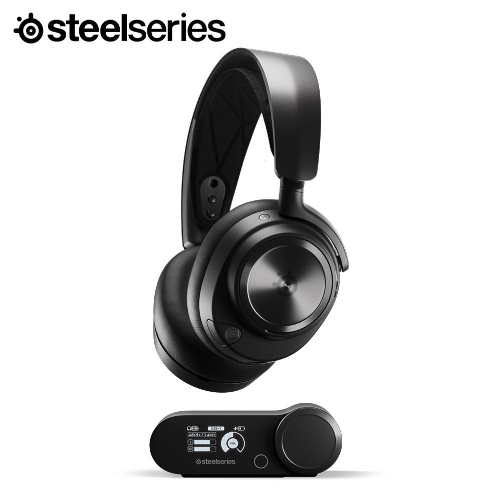 스틸시리즈 Arctis Nova Pro Wireless 무선 게이밍 헤드셋 (ANC 노이즈 캔슬링 / 듀얼무선 연결 / PC, PS5/PS4, NP, Mobile, Mac 호환)