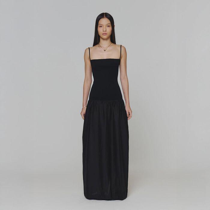 SILKY KNIT MAXI DRESS (2COLORS)