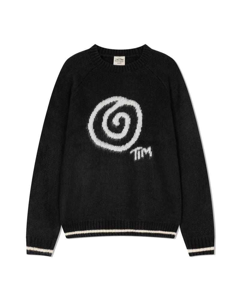 SWELL RAGLAN KNIT BLACK