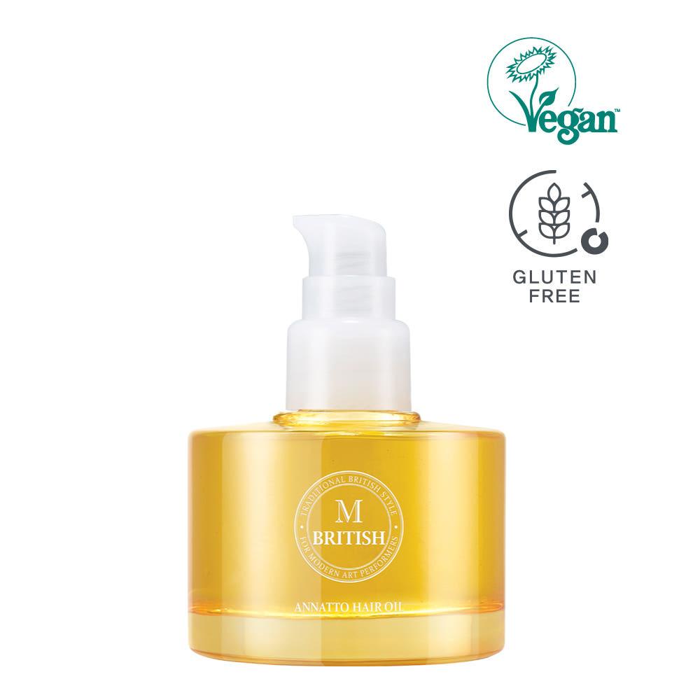 브리티시엠 아나토 헤어 오일 70ml / ANNATTO HAIR OIL 미용실 헤어 에센스 트리트먼트 세럼