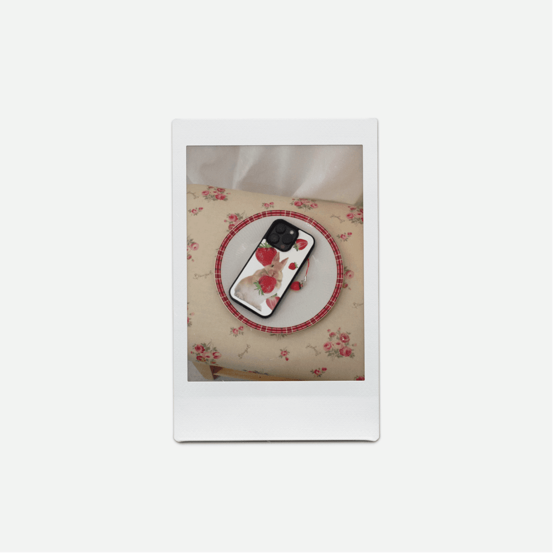 Strawberry angel bunny phonecase