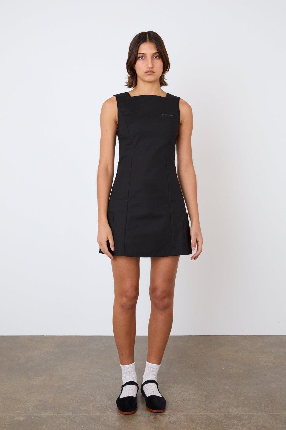 The Audrey Dress, Onyx - Onyx / XS