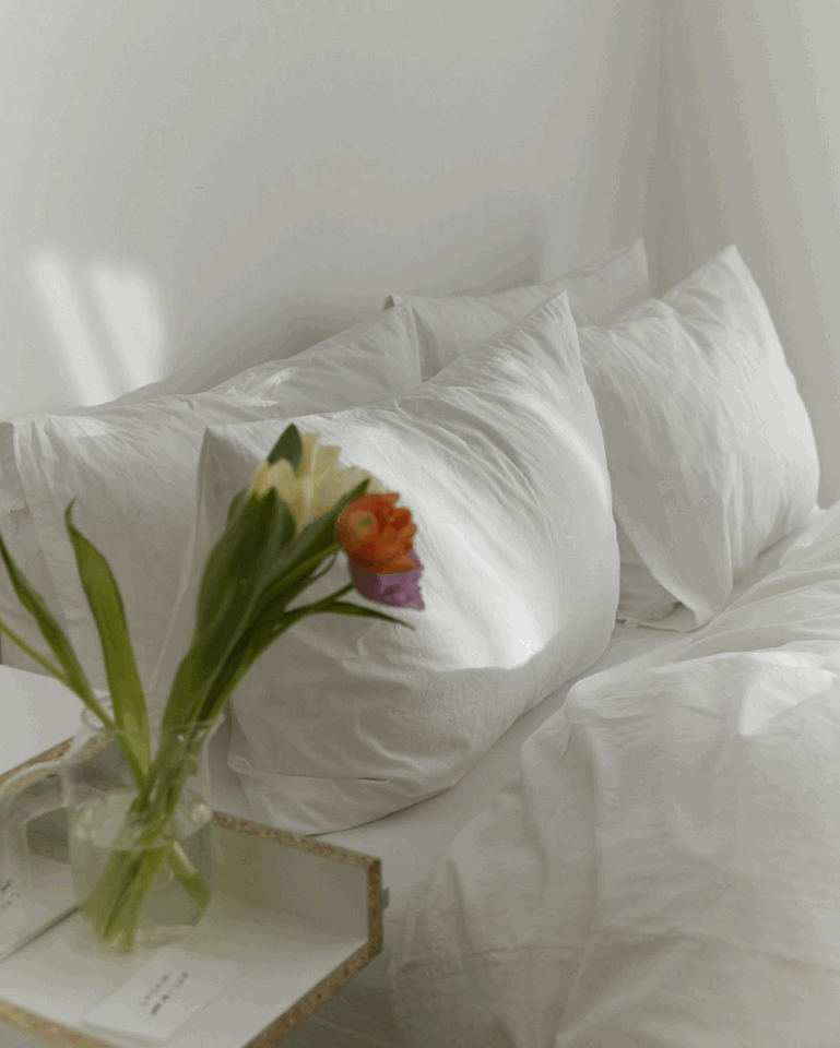 100수 nuée cotton bedding